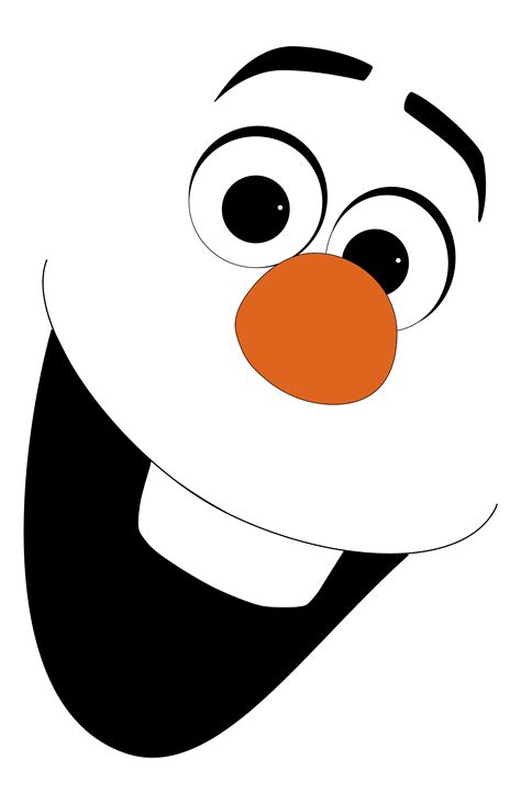 Olaf Face Printable